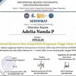 Mahasiswa S-1 Keperawatan Masuk sebagai Finalis dalam National Business Plan Competition UNY